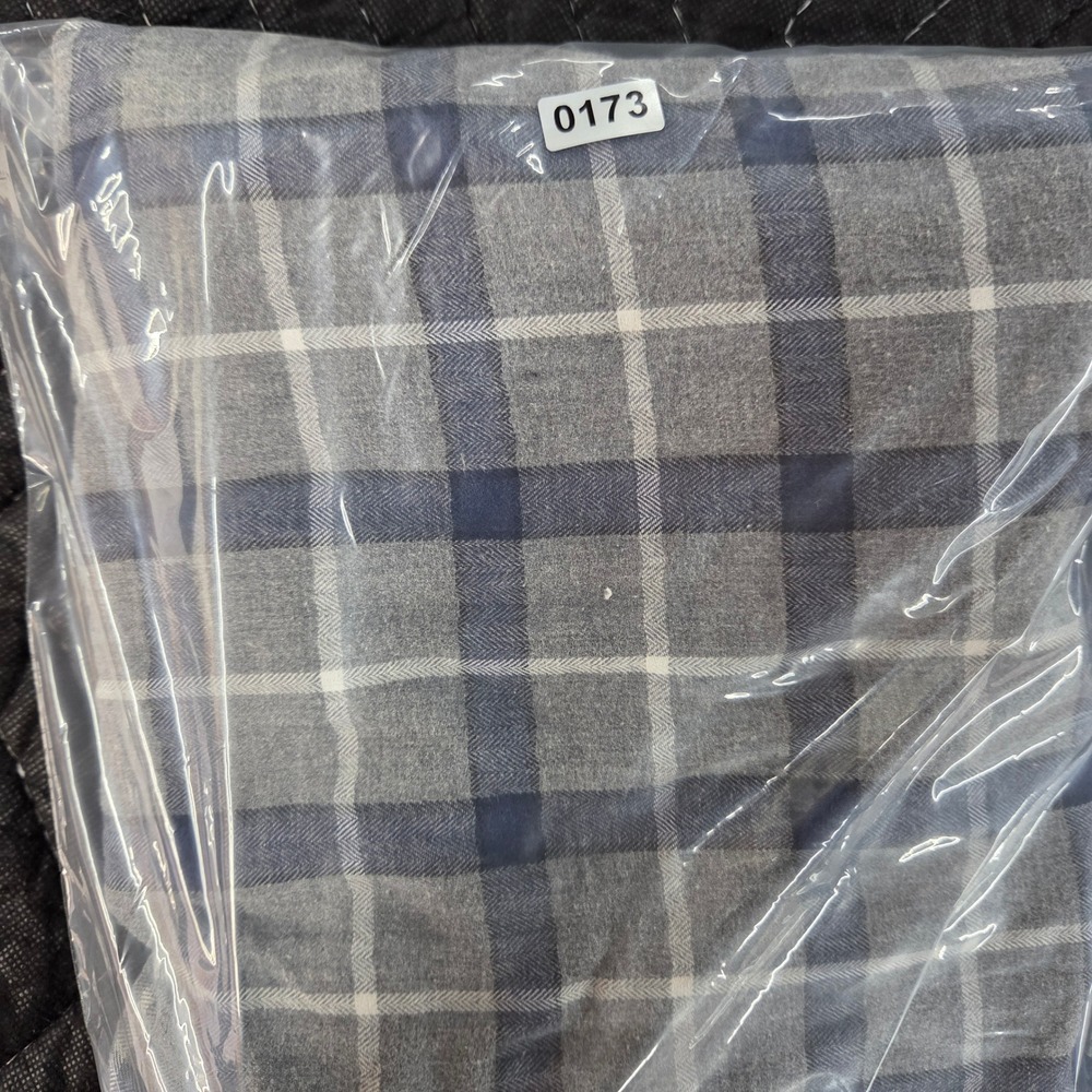 Polo Ralph Lauren Mens XL Grey Blue Plaid Flannel Pajama Sleep Pants Drawstring - Picture 12 of 12